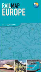 Rail Map Europe, 16th (Thomas Cook Rail Map)
