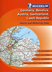 Michelin Atlas Germany/Benelux/Austria/Switzerland/Czech Republic