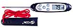CDN Q2-450 Proaccurate Quicktip Digital Thermometer on a rope, Black.
