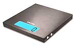 Salter 1051 Aluminum Scale with Lighted Readout, Black.
